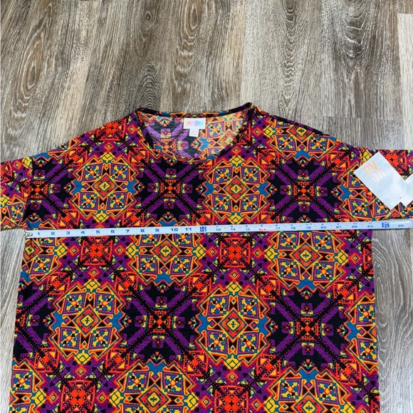 NWT Lularoe Irma, Aztec Purple and Orange sz: XS - Picture 2 of 4
